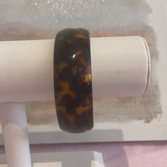 Brighton Silver & TortoiseShell Bangle Bracelet - Picture 2 of 11